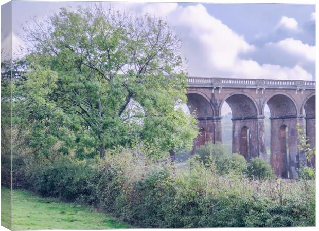 Majestic Ouse Valley Viaduct Canvas Print by Beryl Curran