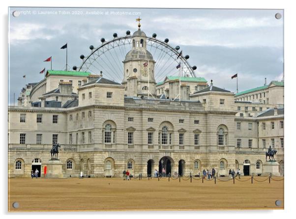 Horse Guards Parade and London Eye Acrylic by Laurence Tobin