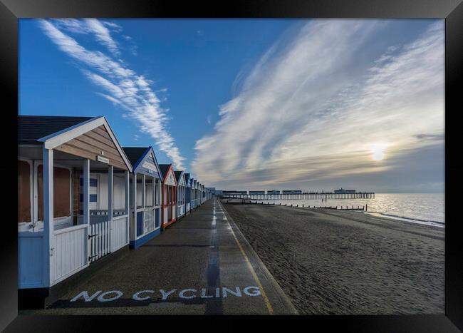 Dawn in Southwold, 9th June 2017 Framed Print by Andrew Sharpe