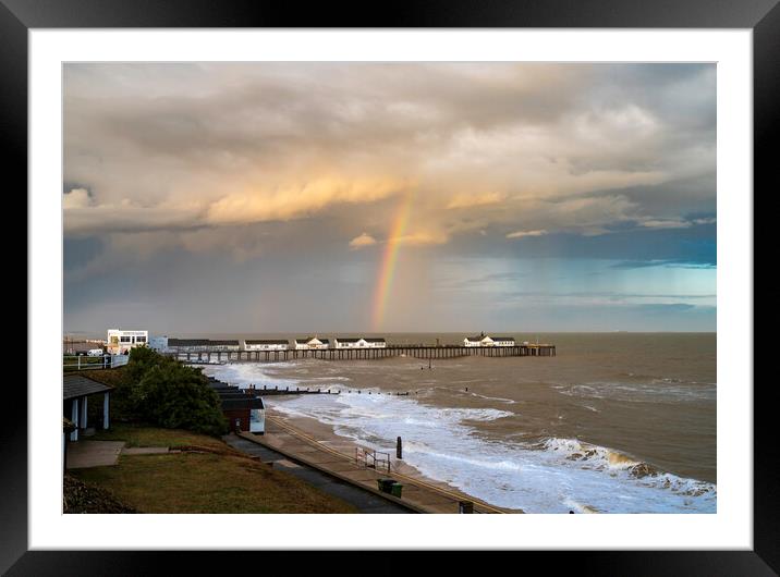 Southwold, 24th September 2019 Framed Mounted Print by Andrew Sharpe