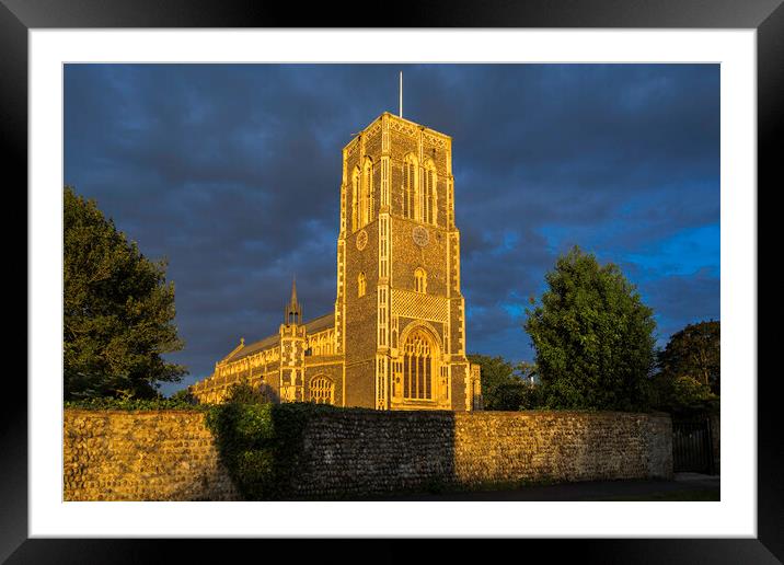 St Edmund King & Martyr Church, Southwold, 8th June 2017 Framed Mounted Print by Andrew Sharpe