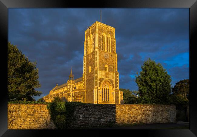 St Edmund King & Martyr Church, Southwold, 8th June 2017 Framed Print by Andrew Sharpe