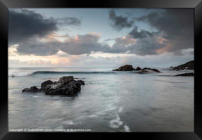 Kennack Sands Cornwall October 2020 Framed Print by Andy Knott