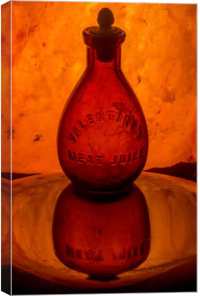 Vintage Bottle Canvas Print by Kelly Bailey