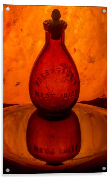 Vintage Bottle Acrylic by Kelly Bailey