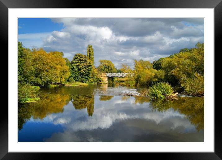 River Don at Sprotbrough Framed Mounted Print by Darren Galpin