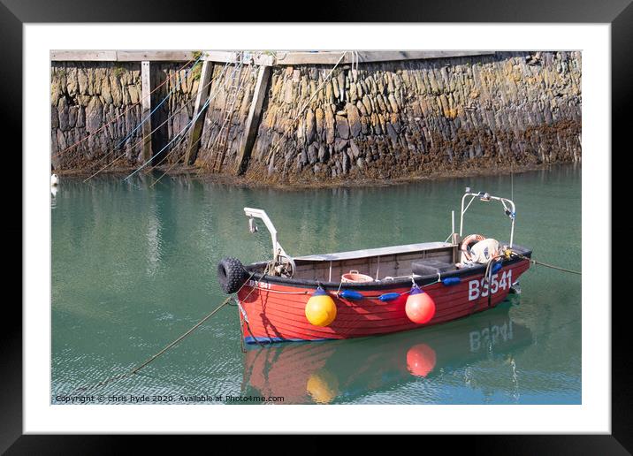 Small Fishing B Framed Mounted Print by chris hyde