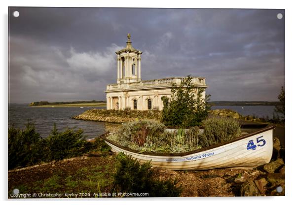 Normanton Church Acrylic by Christopher Keeley