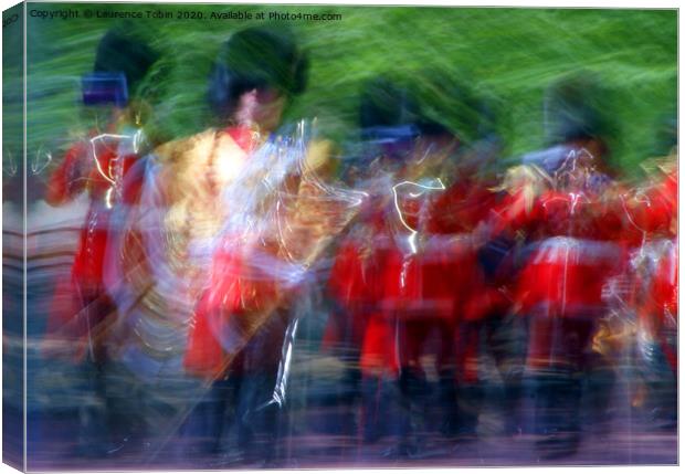 Guards Band Imagined Canvas Print by Laurence Tobin