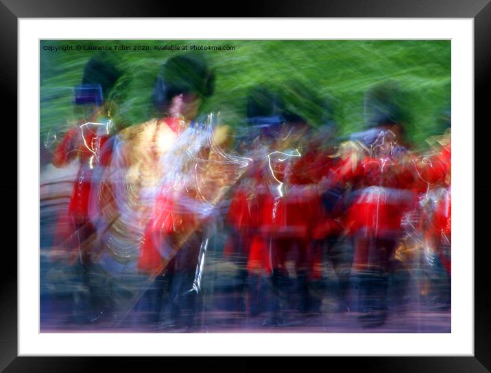 Guards Band Imagined Framed Mounted Print by Laurence Tobin