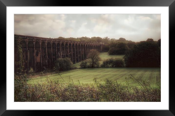 Majestic Ouse Valley Viaduct Framed Mounted Print by Beryl Curran
