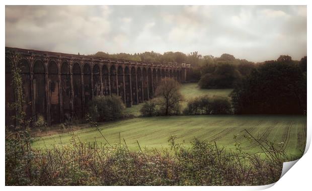 Majestic Ouse Valley Viaduct Print by Beryl Curran