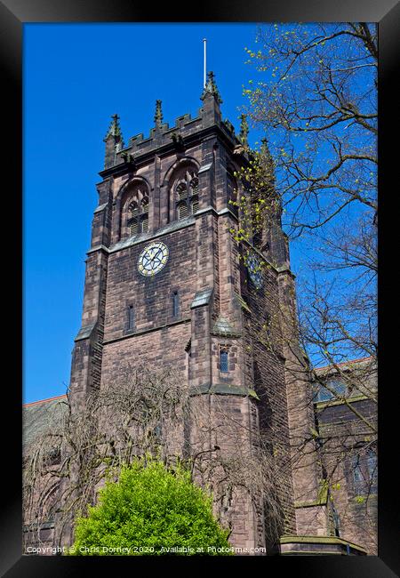 St. Peter's Church in Woolton, Liverpool Framed Print by Chris Dorney