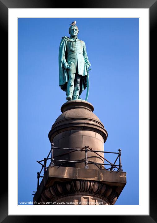 Duke of Wellington Statue in Liverpool Framed Mounted Print by Chris Dorney