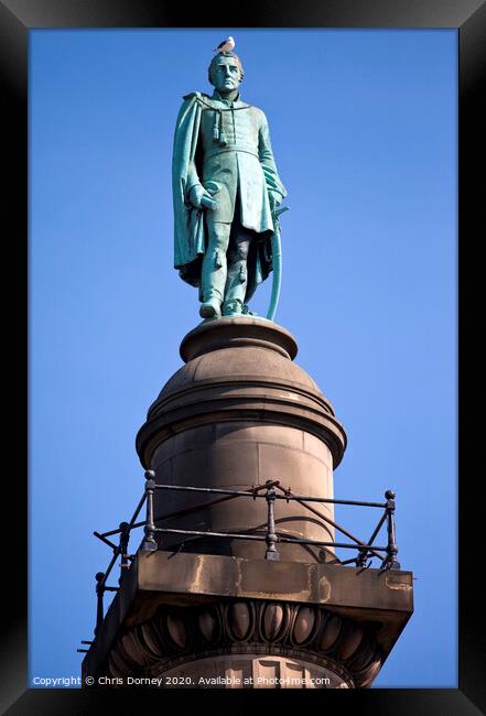 Duke of Wellington Statue in Liverpool Framed Print by Chris Dorney