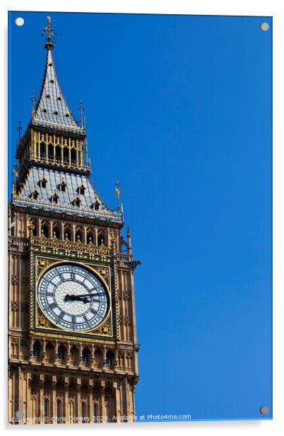 Big Ben in London Acrylic by Chris Dorney