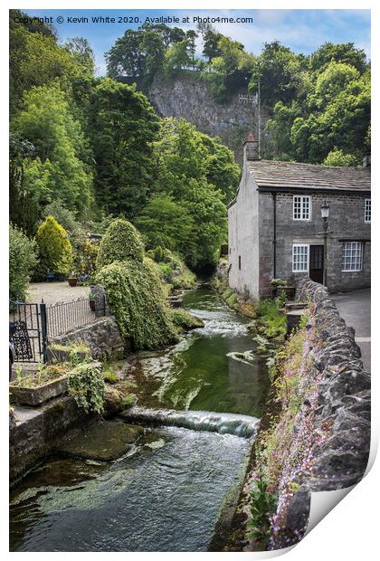 Peakshole Water Derbyshire Print by Kevin White