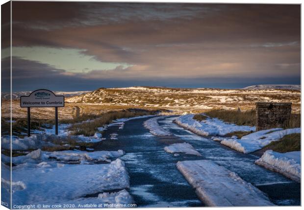 The border Canvas Print by kevin cook