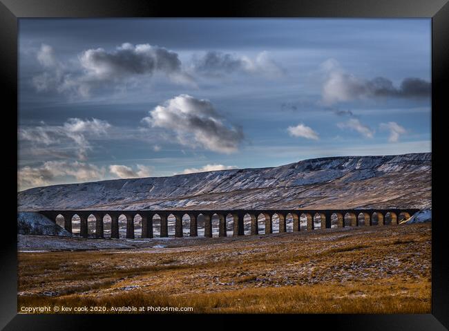 Autumn at Ribblehead Framed Print by kevin cook