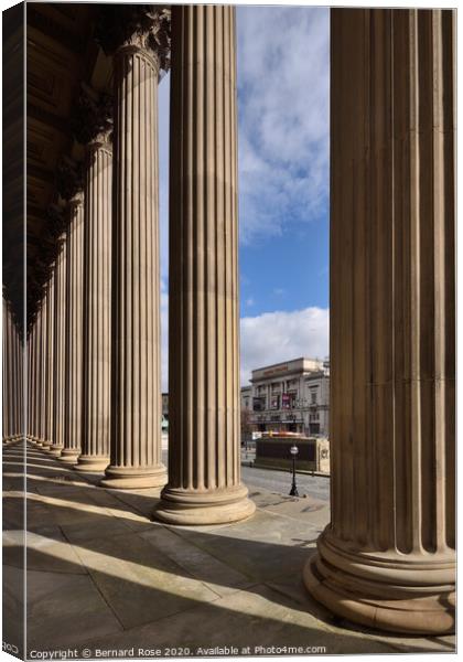 St George's Hall Liverpool Canvas Print by Bernard Rose Photography