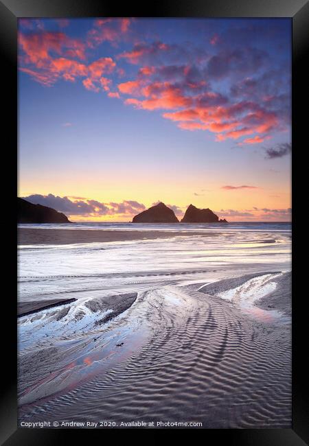 Holywell sunset Framed Print by Andrew Ray