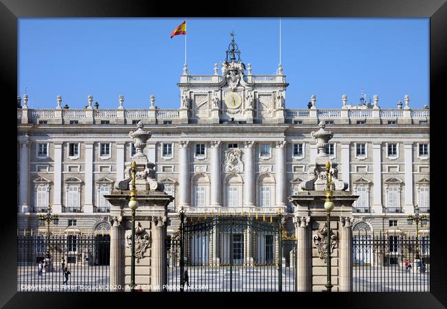 Royal Palace in Madrid Framed Print by Artur Bogacki