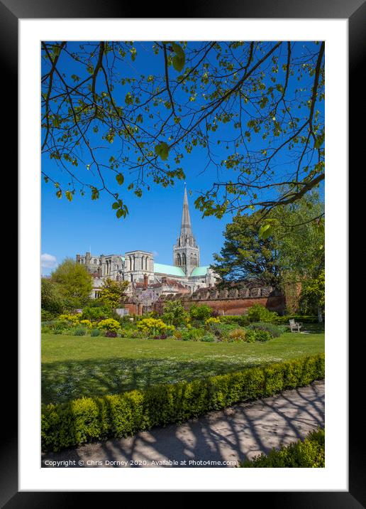 Chichester in Sussex Framed Mounted Print by Chris Dorney