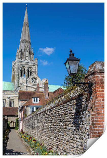 Chichester in Sussex Print by Chris Dorney