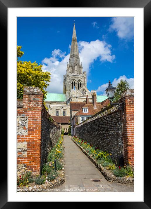 Chichester in Sussex Framed Mounted Print by Chris Dorney