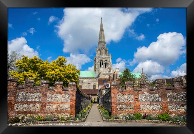 Chichester in Sussex Framed Print by Chris Dorney