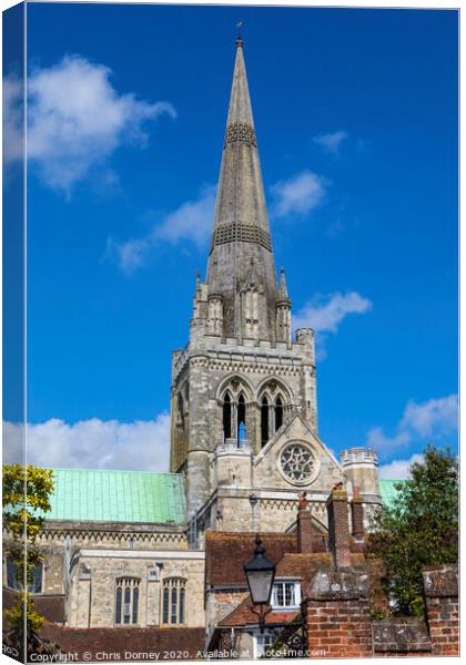 Chichester in Sussex Canvas Print by Chris Dorney