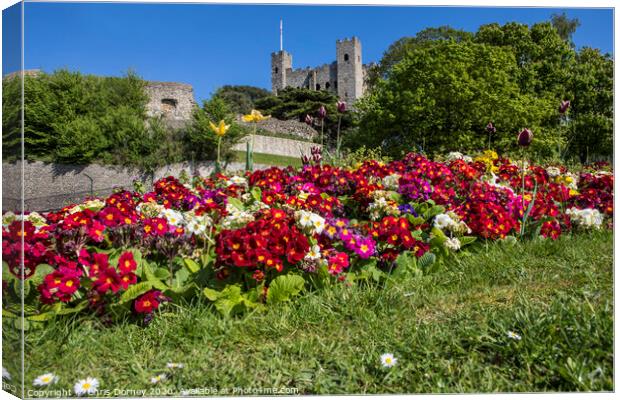 Rochester in Kent, UK Canvas Print by Chris Dorney