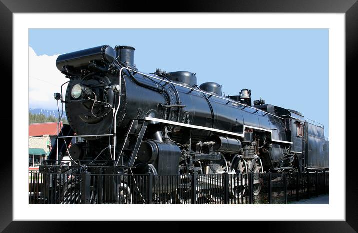 Canadian Pacific Train  Framed Mounted Print by chris hyde