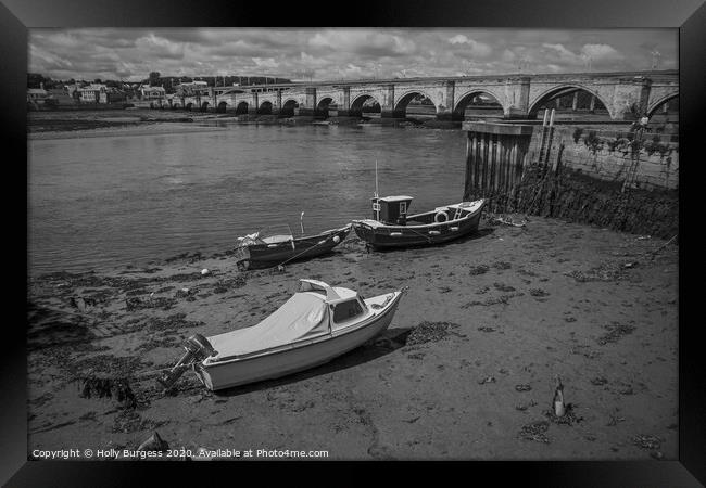 Panoramic Berwick-upon-Tweed Cityscape Framed Print by Holly Burgess