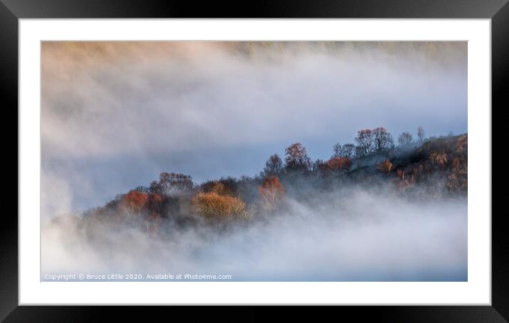 Out of the fog Framed Mounted Print by Bruce Little