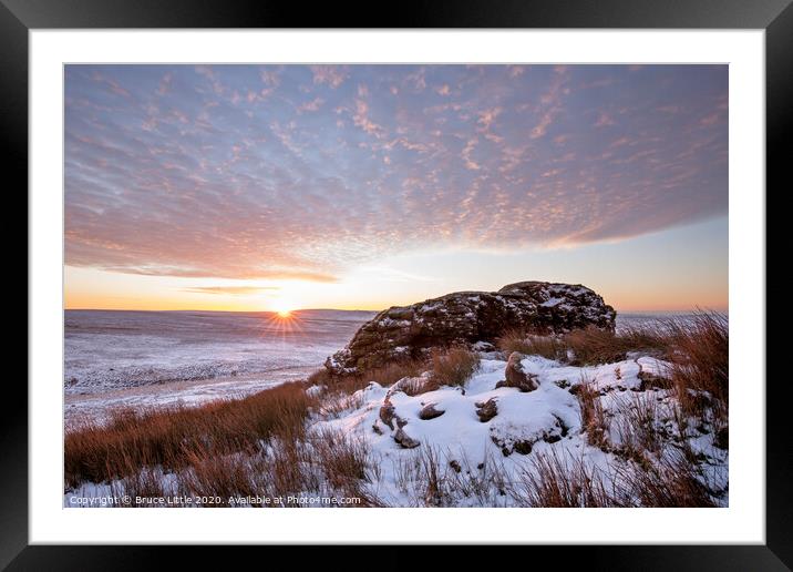 Sunrise at Dunna Goat Framed Mounted Print by Bruce Little
