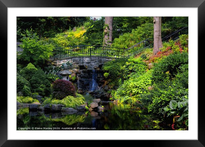 A Walk in the Park Framed Mounted Print by Elaine Manley