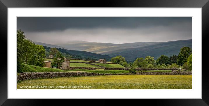 The long view Framed Mounted Print by kevin cook