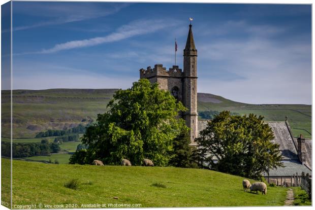 Saint Margarets Hawes Canvas Print by kevin cook