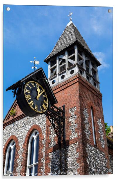 St. Michael-in-Lewes Church Acrylic by Chris Dorney