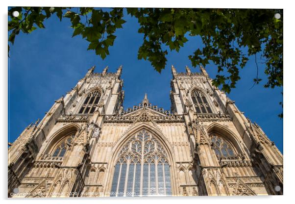 York Minster in York Acrylic by Chris Dorney