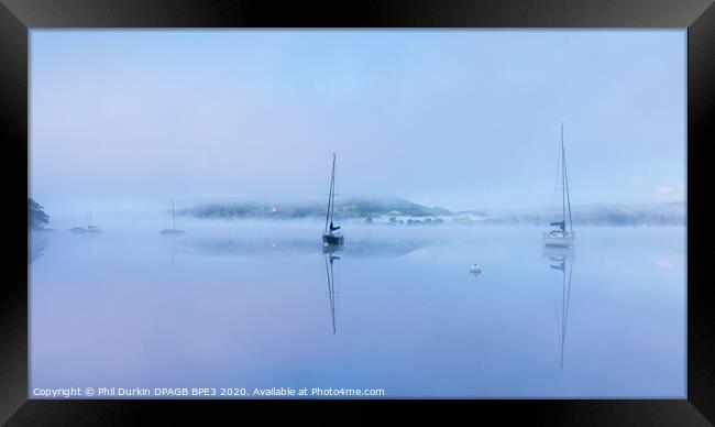 Misty Ambleside Morning Framed Print by Phil Durkin DPAGB BPE4