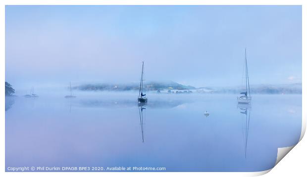 Misty Ambleside Morning Print by Phil Durkin DPAGB BPE4