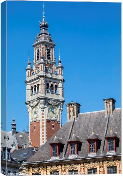 Chamber of Commerce and Industry in Lille Canvas Print by Chris Dorney