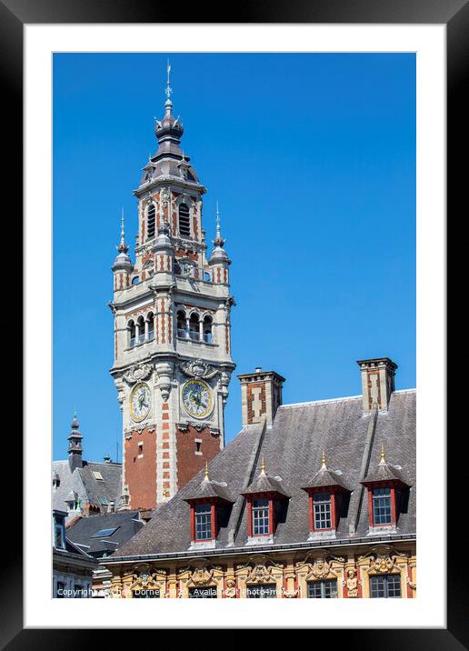 Chamber of Commerce and Industry in Lille Framed Mounted Print by Chris Dorney