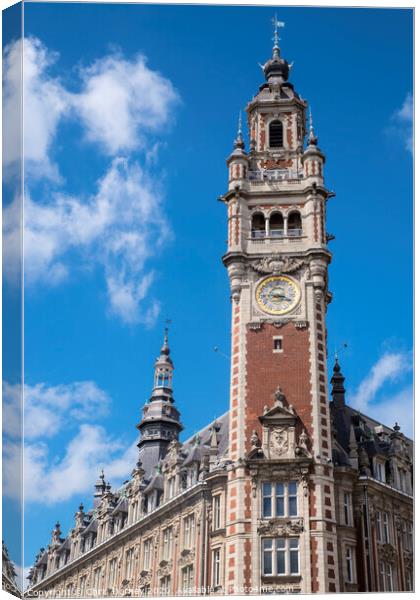 Chamber of Commerce and Industry in Lille Canvas Print by Chris Dorney