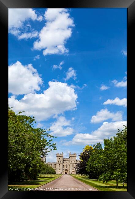 Windsor Castle Framed Print by Chris Dorney