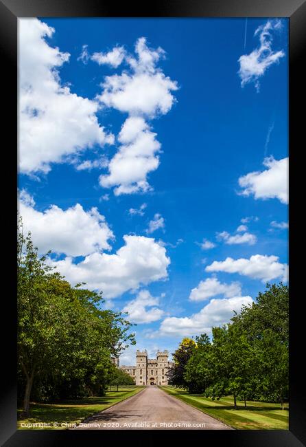 Windsor Castle Framed Print by Chris Dorney