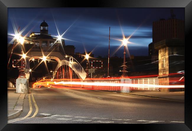 The Swing Bridge, Newcastle Framed Print by Toon Photography