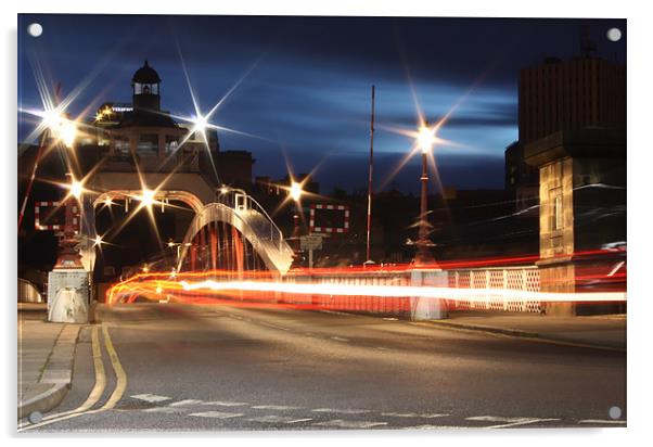 The Swing Bridge, Newcastle Acrylic by Toon Photography